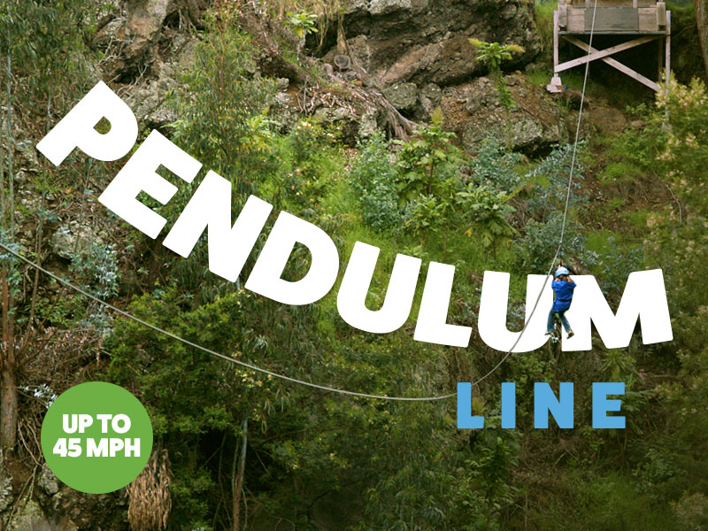 Hawaii’s only pendulum line that will take you up to speeds of 45 miles per hour